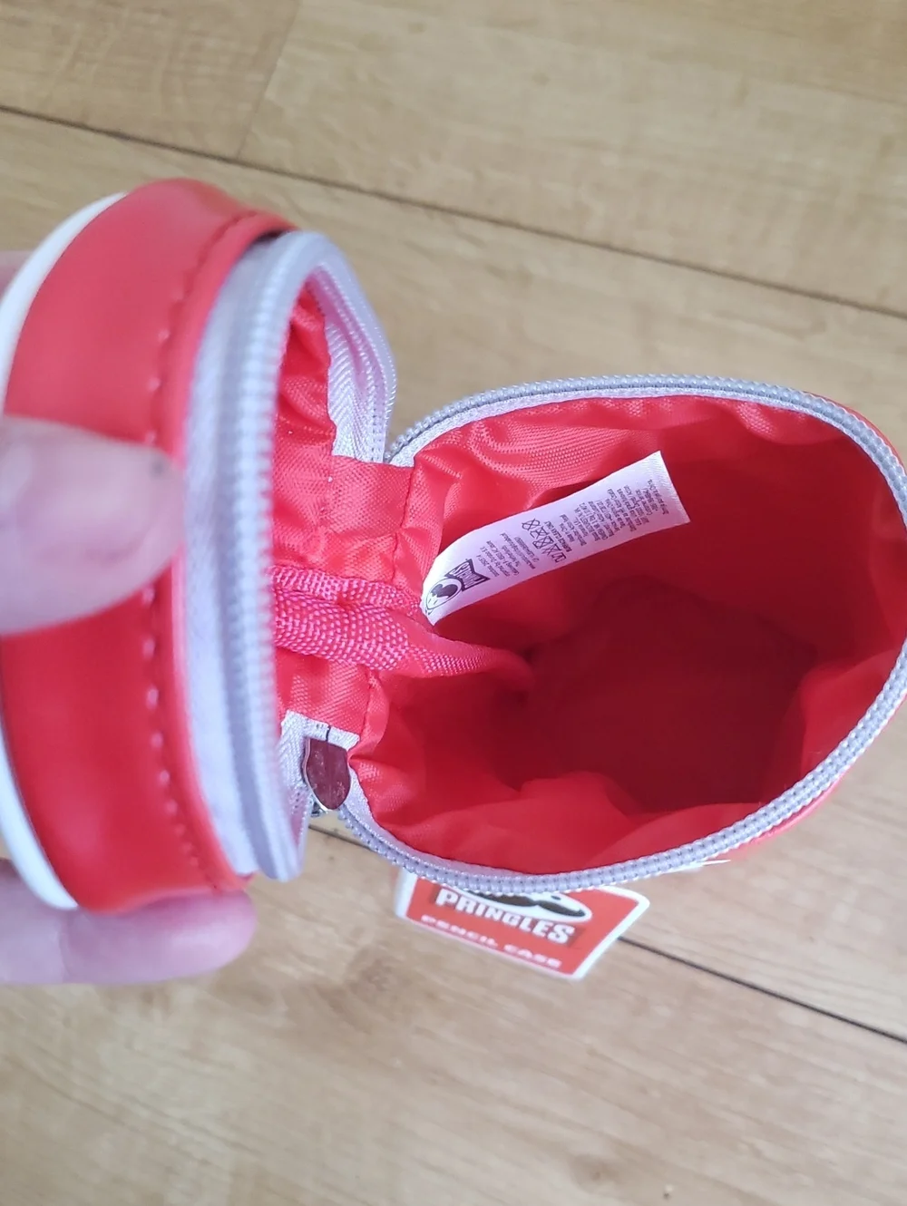 Pringle Original Red Can-Shaped Pencil Case